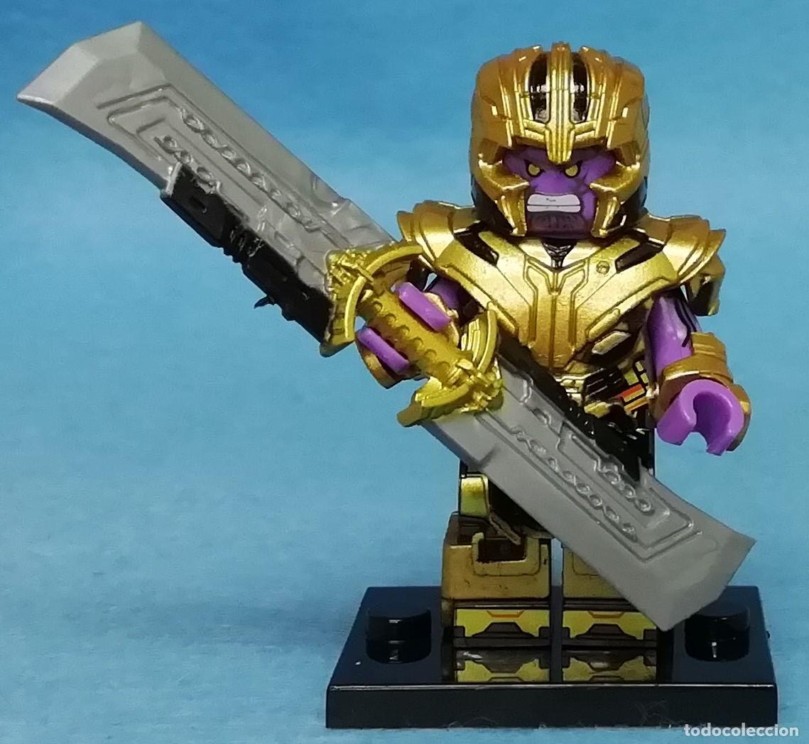 Figuras y mu&ntilde;ecos Marvel: Thanos (Marvel) Lego compat&iacute;vel minifiguras - Foto 1