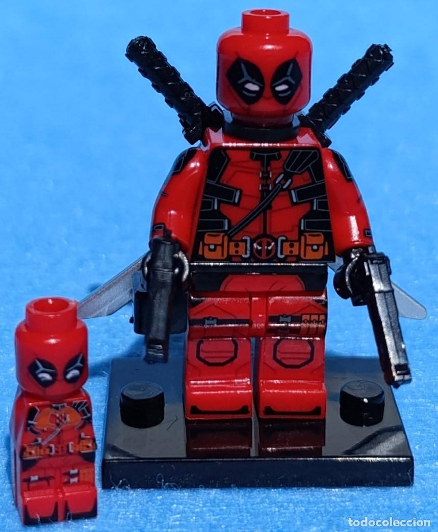 Figuras y mu&ntilde;ecos Marvel: Deadpool v2 (X-Men) (Marvel) Lego compat&iacute;vel minifiguras - Foto 2