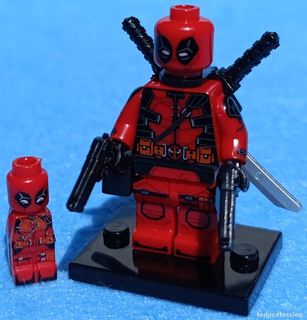 Figuras y mu&ntilde;ecos Marvel: Deadpool v2 (X-Men) (Marvel) Lego compat&iacute;vel minifiguras - Foto 1