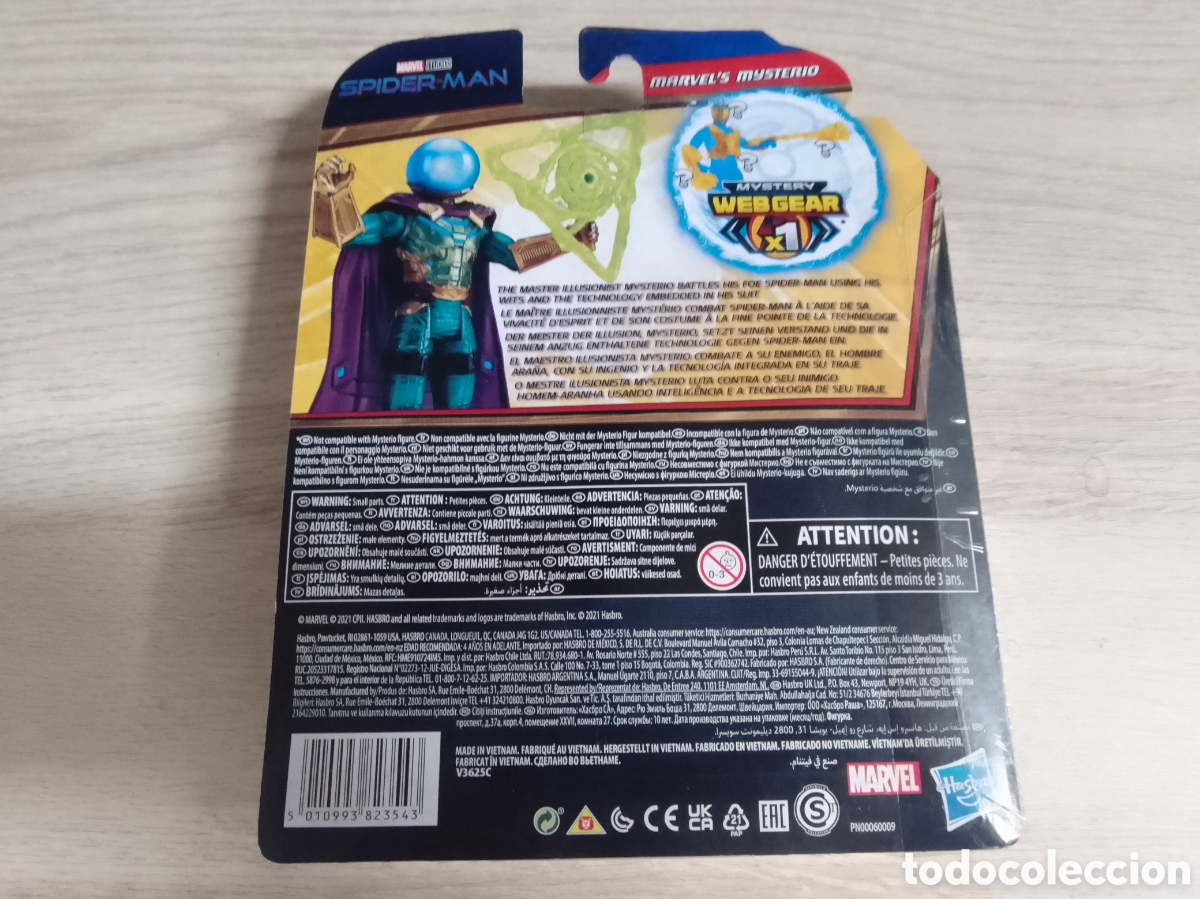 Figuras y mu&ntilde;ecos Marvel: FIGURA DE MYSTERIO HASBRO 2021 MARVEL STUDIOS NUEVA SPIDERMAN - Foto 2