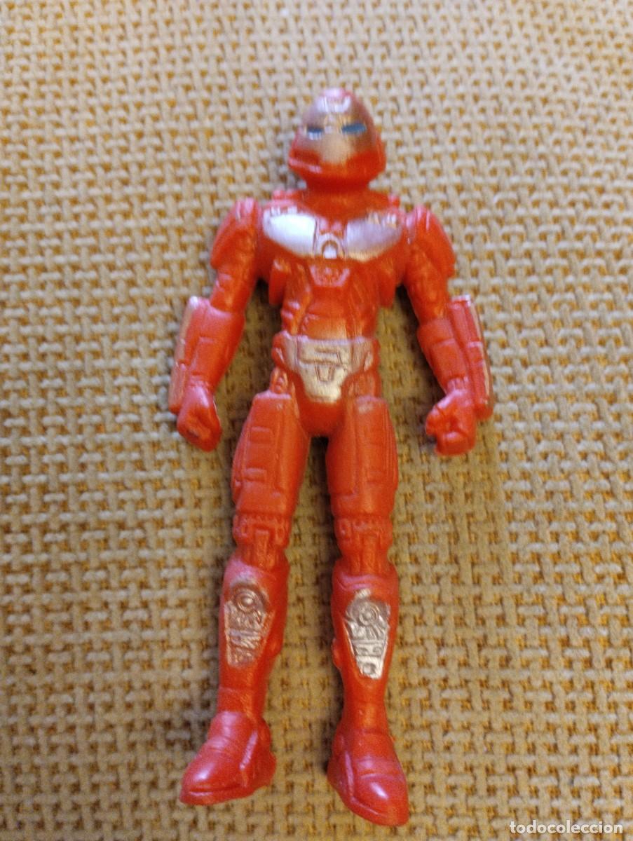Figuras y mu&ntilde;ecos Marvel: Figura antigua goma Iron man - Foto 1