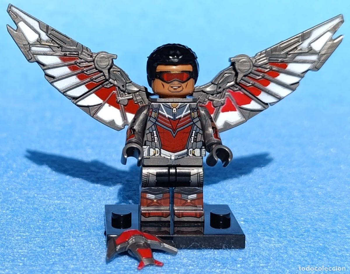 Figuras y mu&ntilde;ecos Marvel: Falcon - MCU v2 (Avengers) (Marvel) Lego compat&iacute;vel minifiguras - Foto 3