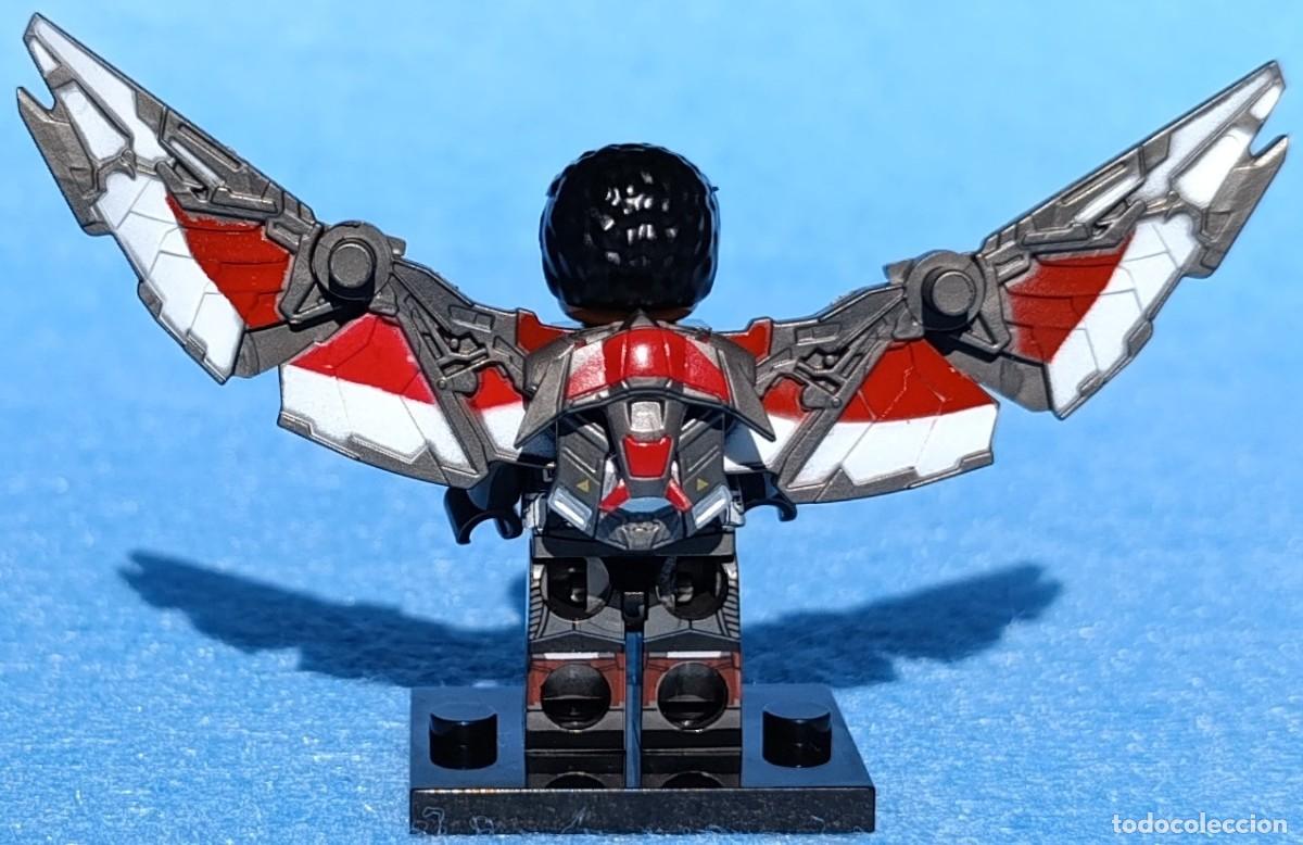 Figuras y mu&ntilde;ecos Marvel: Falcon - MCU v2 (Avengers) (Marvel) Lego compat&iacute;vel minifiguras - Foto 5