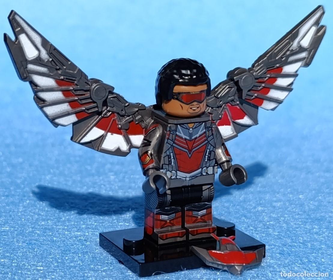 Figuras y mu&ntilde;ecos Marvel: Falcon - MCU v2 (Avengers) (Marvel) Lego compat&iacute;vel minifiguras - Foto 7