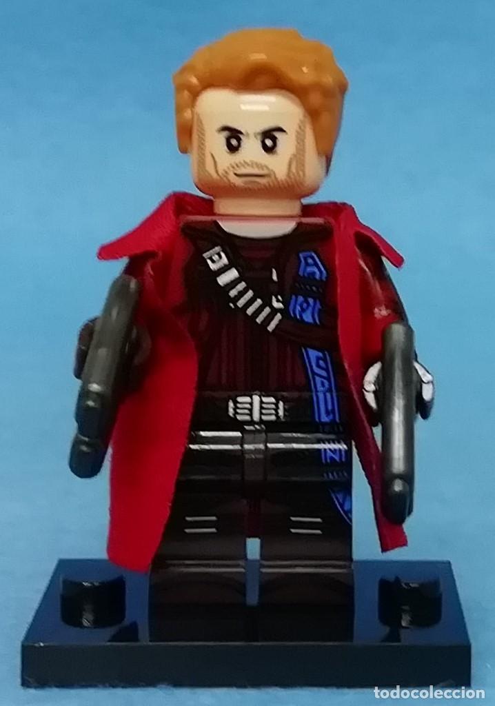 Figuras y mu&ntilde;ecos Marvel: Peter Quill (Guardi&otilde;es da Gal&aacute;xia) (Marvel) Lego compat&iacute;vel minifiguras - Foto 2