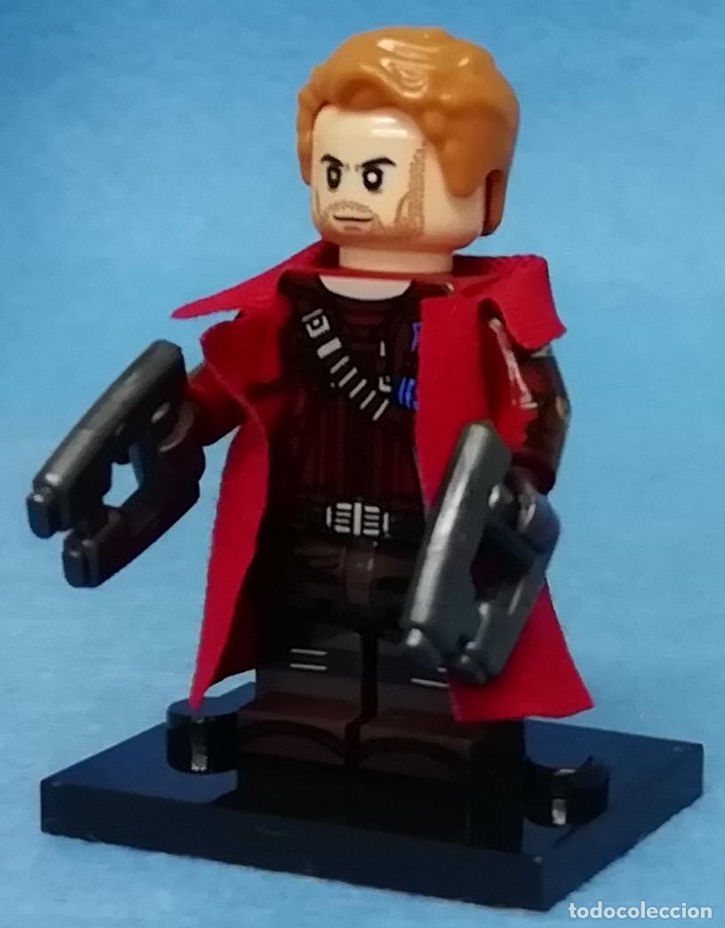 Figuras y mu&ntilde;ecos Marvel: Peter Quill (Guardi&otilde;es da Gal&aacute;xia) (Marvel) Lego compat&iacute;vel minifiguras - Foto 1
