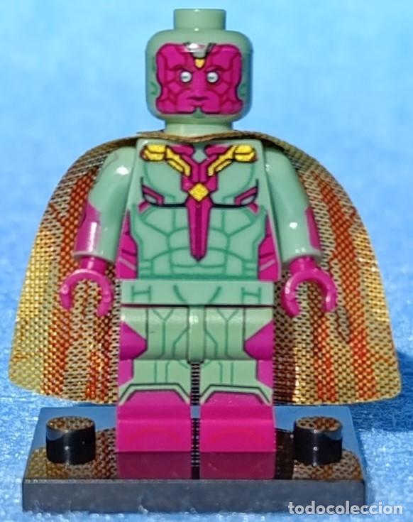 Figuras y mu&ntilde;ecos Marvel: Vision (Marvel) Lego compat&iacute;vel minifiguras - Foto 2