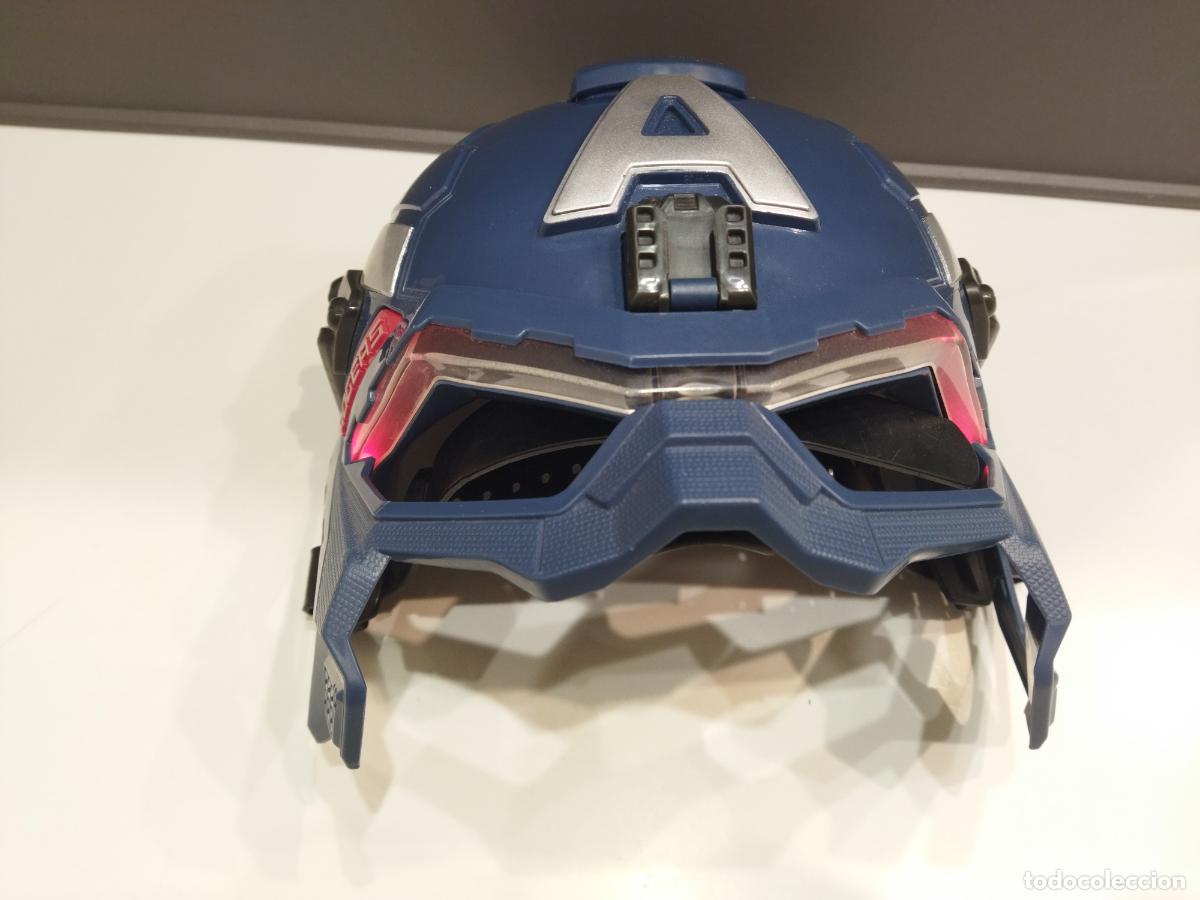 Figuras y mu&ntilde;ecos Marvel: CAPITAN AMERICA - MASCARA O CASCO ILUMINADO - HASBRO MARVEL 2013 - Foto 5