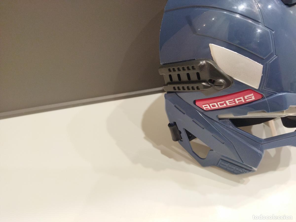 Figuras y mu&ntilde;ecos Marvel: CAPITAN AMERICA - MASCARA O CASCO ILUMINADO - HASBRO MARVEL 2013 - Foto 4