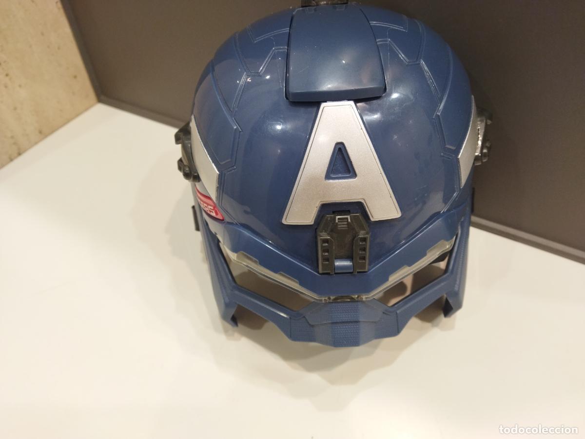 Figuras y mu&ntilde;ecos Marvel: CAPITAN AMERICA - MASCARA O CASCO ILUMINADO - HASBRO MARVEL 2013 - Foto 3