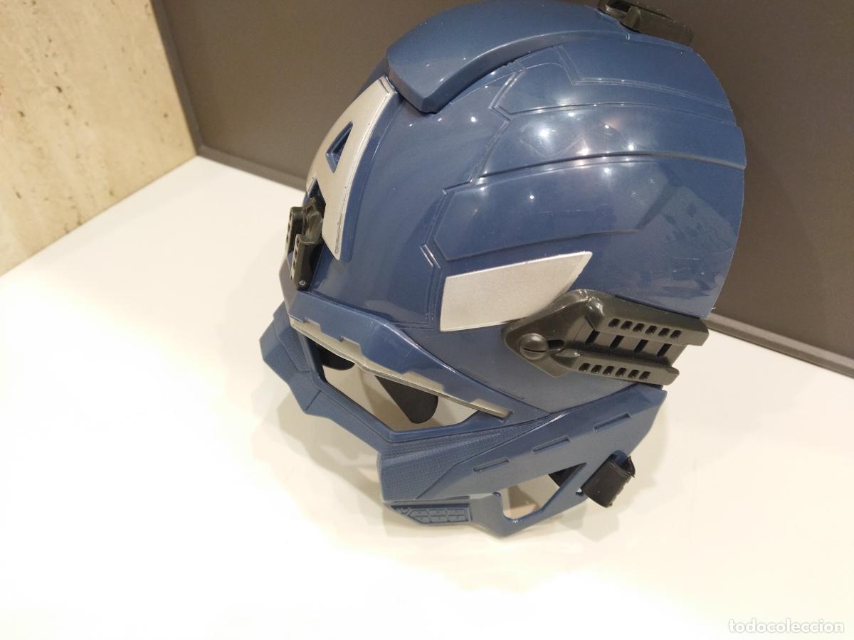 Figuras y mu&ntilde;ecos Marvel: CAPITAN AMERICA - MASCARA O CASCO ILUMINADO - HASBRO MARVEL 2013 - Foto 14