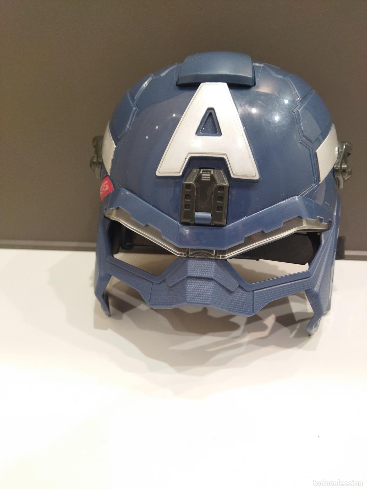 Figuras y mu&ntilde;ecos Marvel: CAPITAN AMERICA - MASCARA O CASCO ILUMINADO - HASBRO MARVEL 2013 - Foto 15