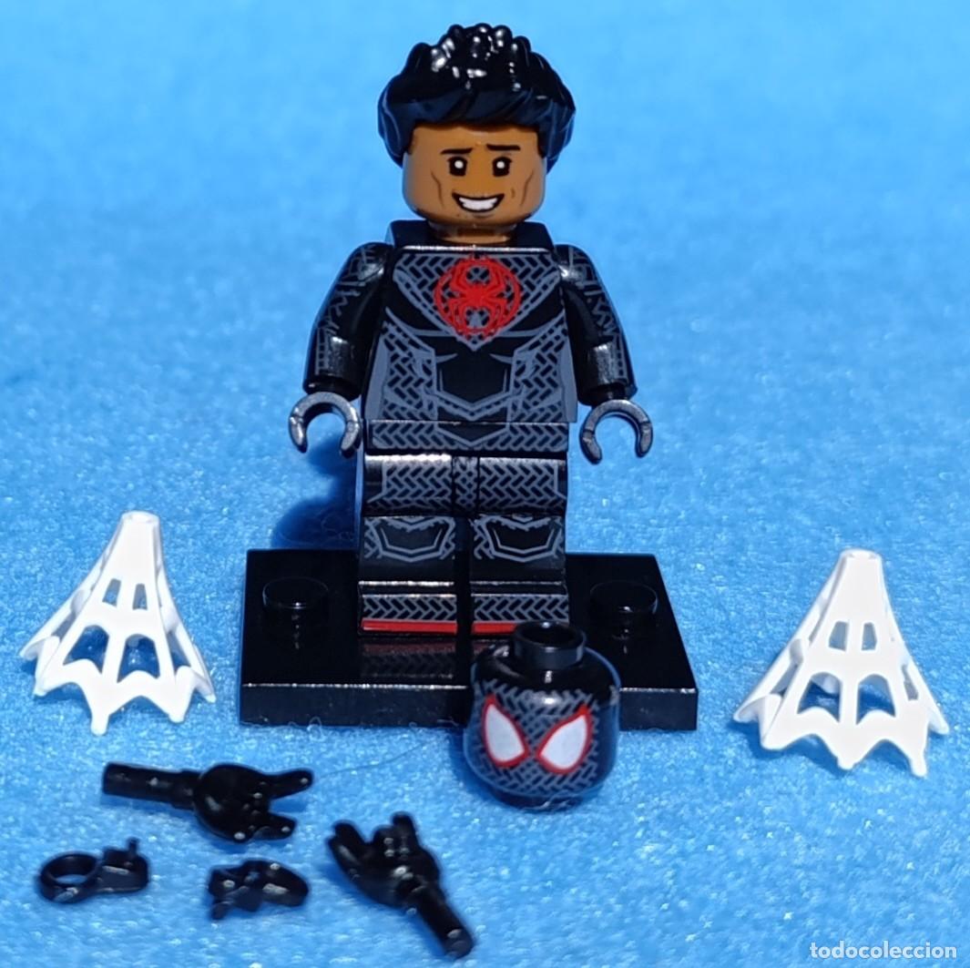 Figuras y mu&ntilde;ecos Marvel: Miles Morales (Marvel) Lego compat&iacute;vel minifiguras - Foto 2