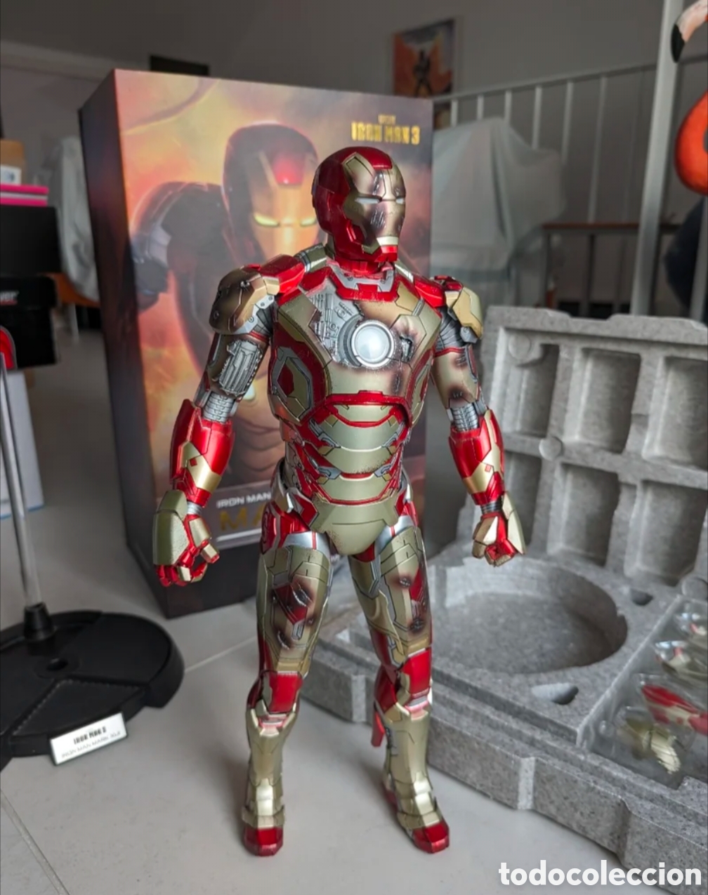Figuras y mu&ntilde;ecos Marvel: Figura Iron Man 3 Edici&oacute;n limitada escala 1/4 - Foto 2