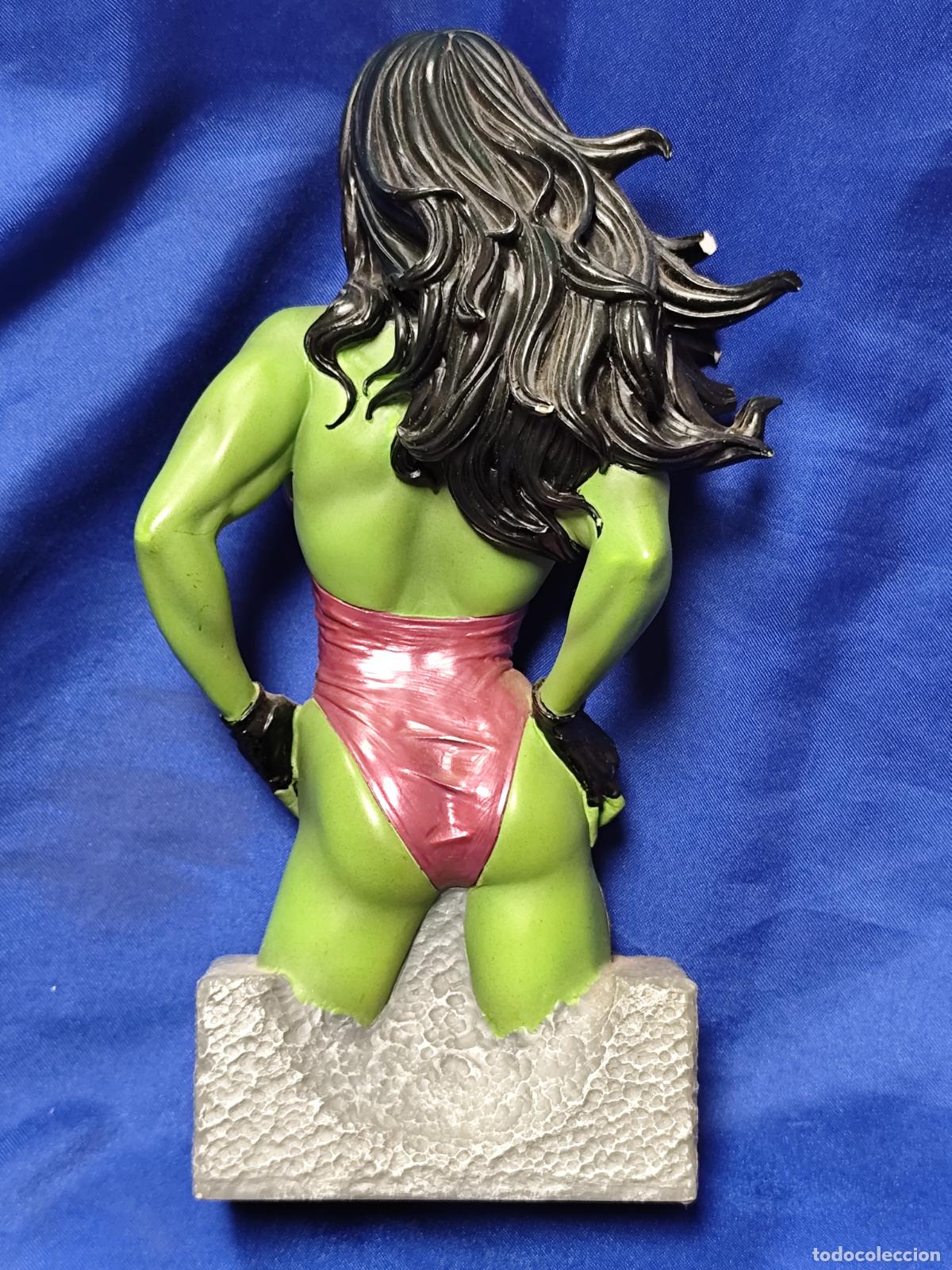 Figuras y mu&ntilde;ecos Marvel: busto she hulk marvel numerada - Foto 4
