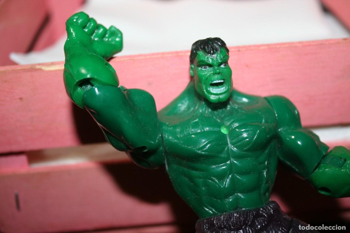 Figuras y mu&ntilde;ecos Marvel: la mu&ntilde;eco hulk masa verde - Foto 3