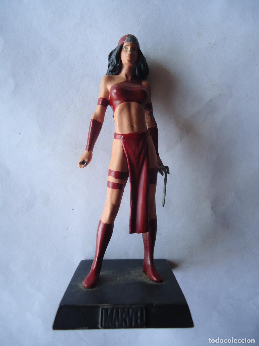 Figuras y mu&ntilde;ecos Marvel: FIGURA ELEKTRA DE LA COLECCION MARVEL. PLOMO. -- 23 - Foto 1