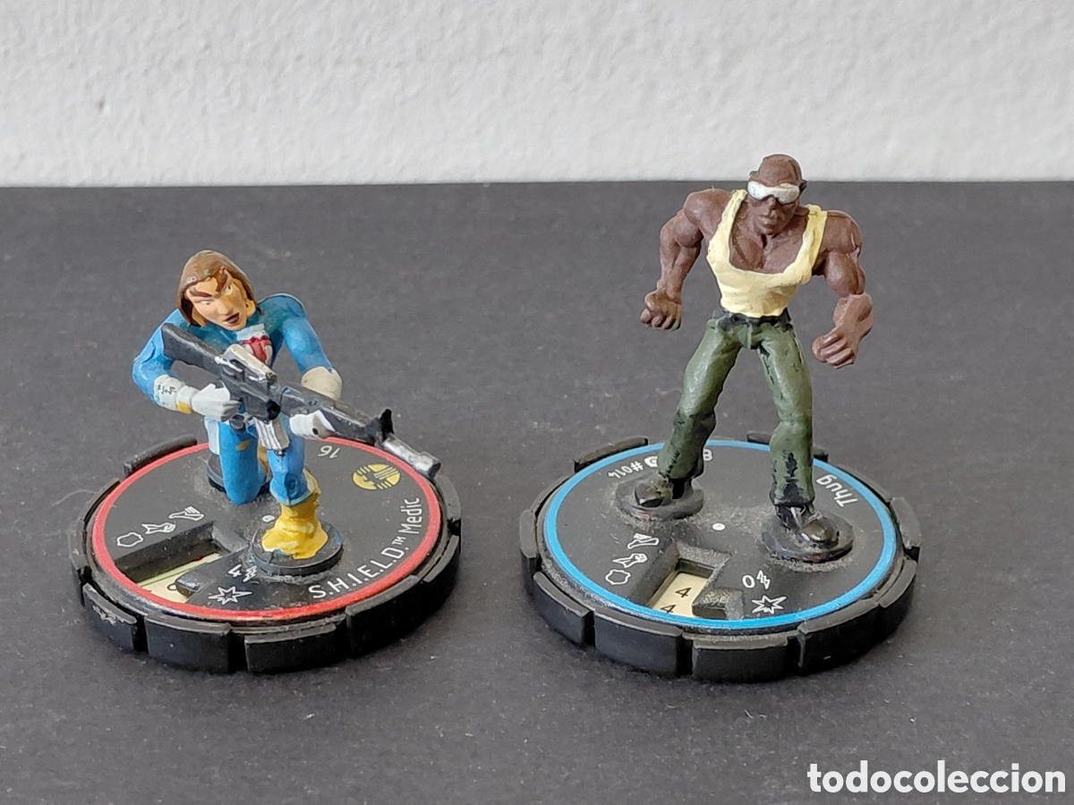 Figuras y mu&ntilde;ecos Marvel: MARVEL - FIGURAS SHIELD MEDIC Y THUG WIZKIDS 2002 - Foto 1