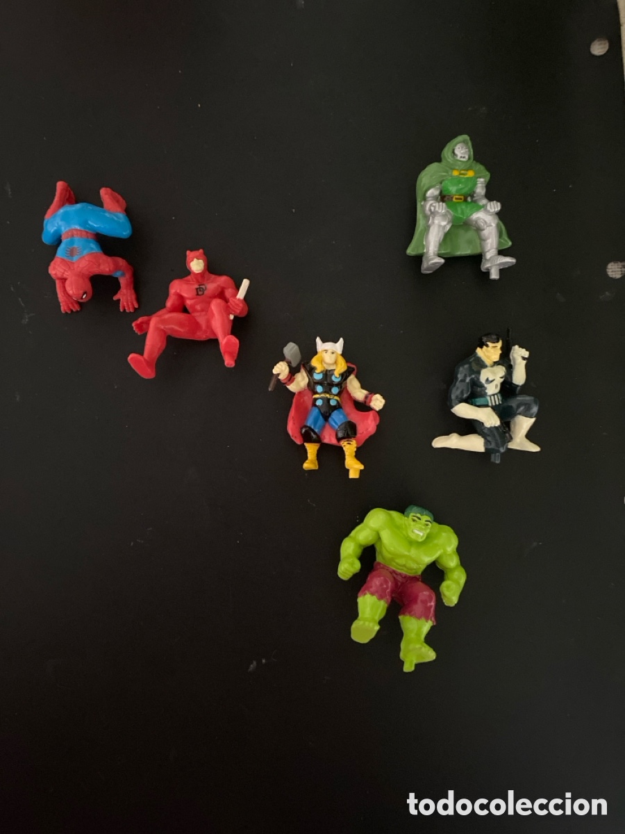 Figuras y mu&ntilde;ecos Marvel: Figura pvc lote de 6 figuras de Marvel - Foto 1