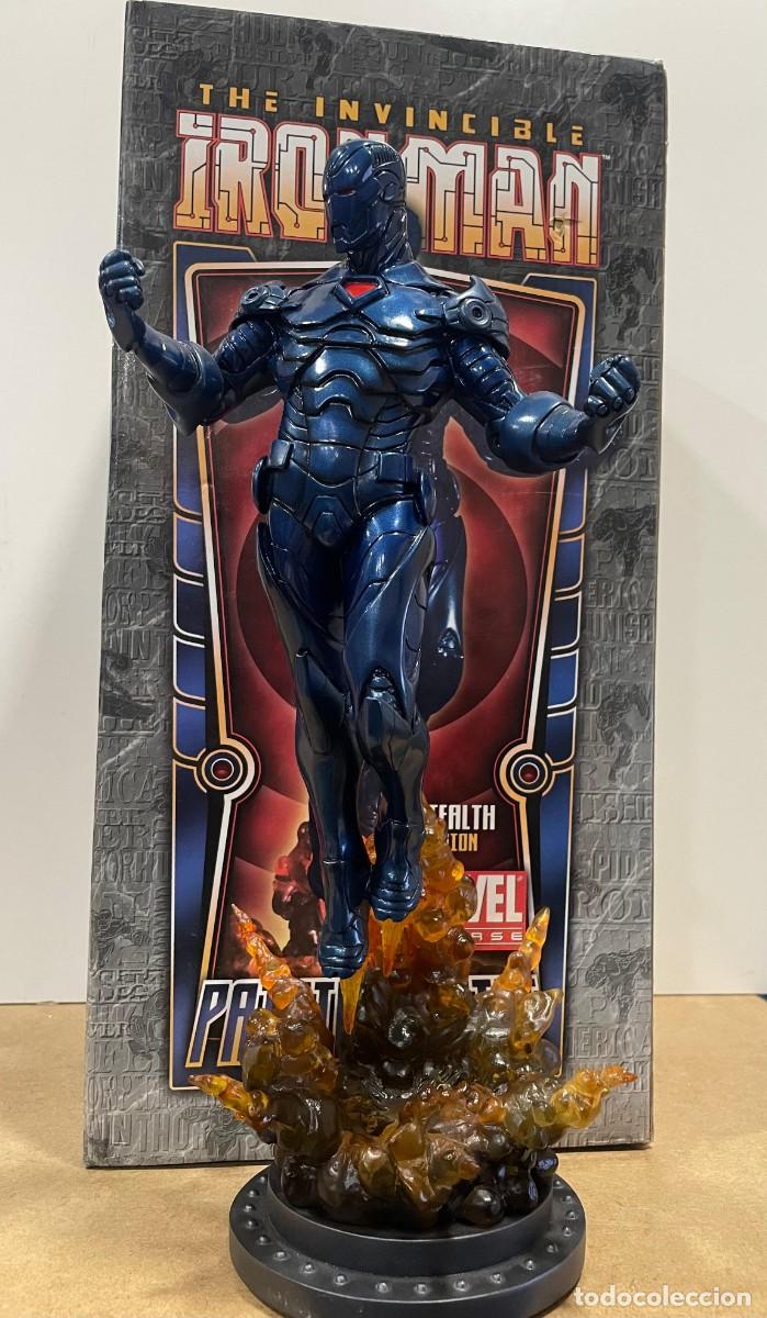 Figuras y mu&ntilde;ecos Marvel: Estatua The Invincible Iron Man Painted statue stealth version Bowen - Foto 1