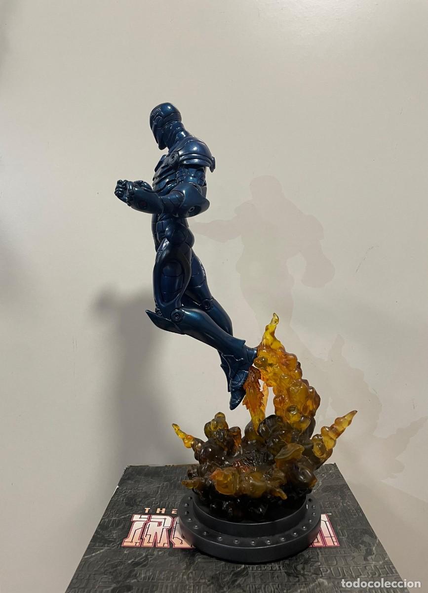 Figuras y mu&ntilde;ecos Marvel: Estatua The Invincible Iron Man Painted statue stealth version Bowen - Foto 2