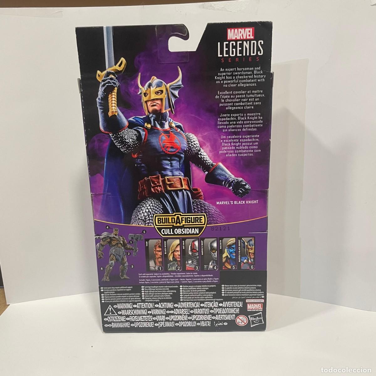 Figuras y mu&ntilde;ecos Marvel: Figura Black Knight Marvel Legends BAF Cull Obsidian - Foto 2