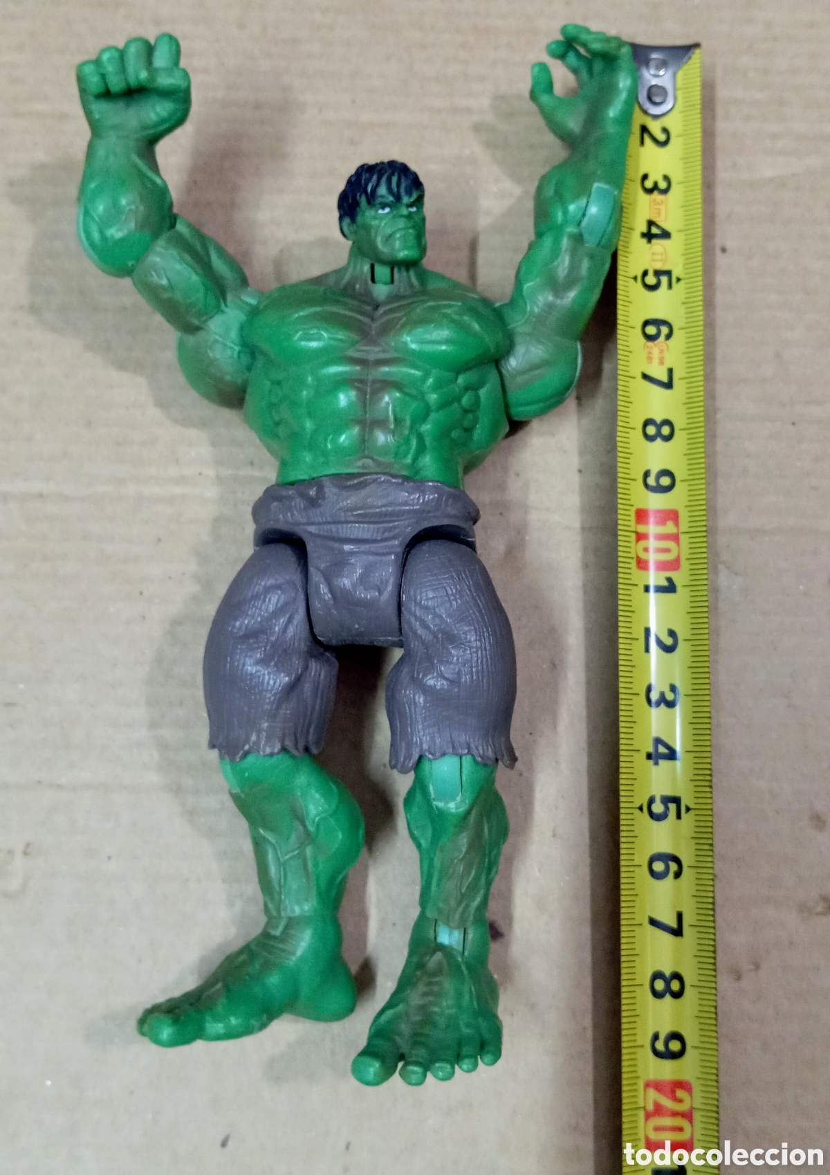 Figuras y mu&ntilde;ecos Marvel: INCRE&Iacute;BLE HULK - HASBRO/MARVEL 2007 -16 CM wv - Foto 6