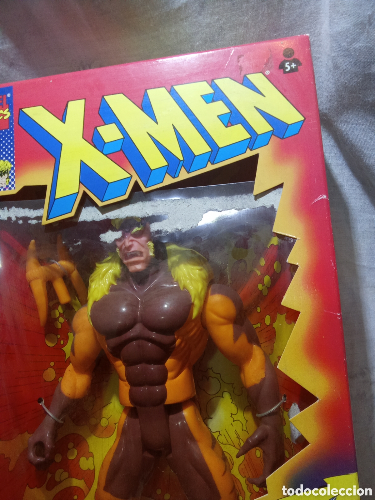 Figuras y mu&ntilde;ecos Marvel: DIENTES DE SABLE DE X-MEN DE TYCO EN CJA - Foto 3