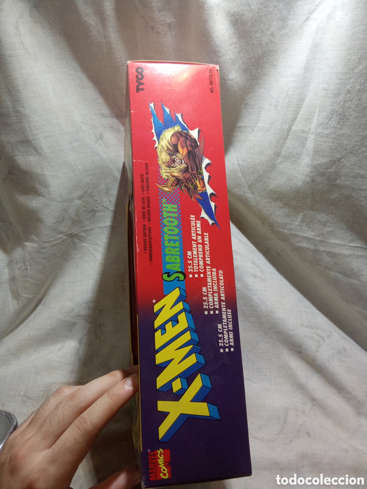 Figuras y mu&ntilde;ecos Marvel: DIENTES DE SABLE DE X-MEN DE TYCO EN CJA - Foto 4