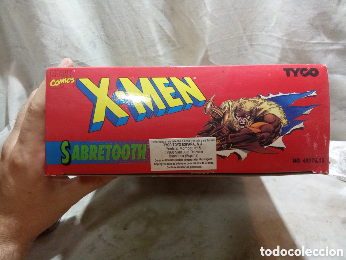 Figuras y mu&ntilde;ecos Marvel: DIENTES DE SABLE DE X-MEN DE TYCO EN CJA - Foto 5