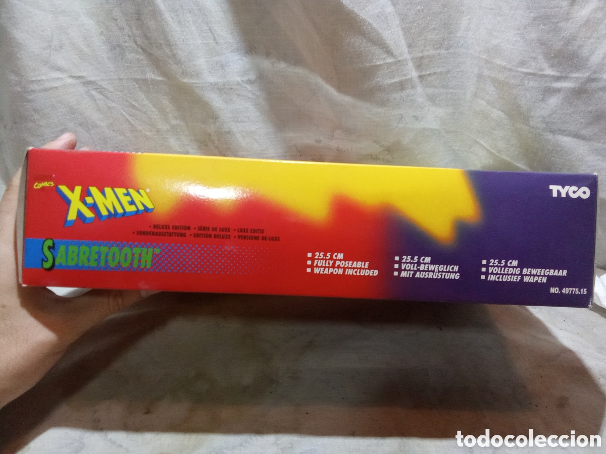 Figuras y mu&ntilde;ecos Marvel: DIENTES DE SABLE DE X-MEN DE TYCO EN CJA - Foto 6