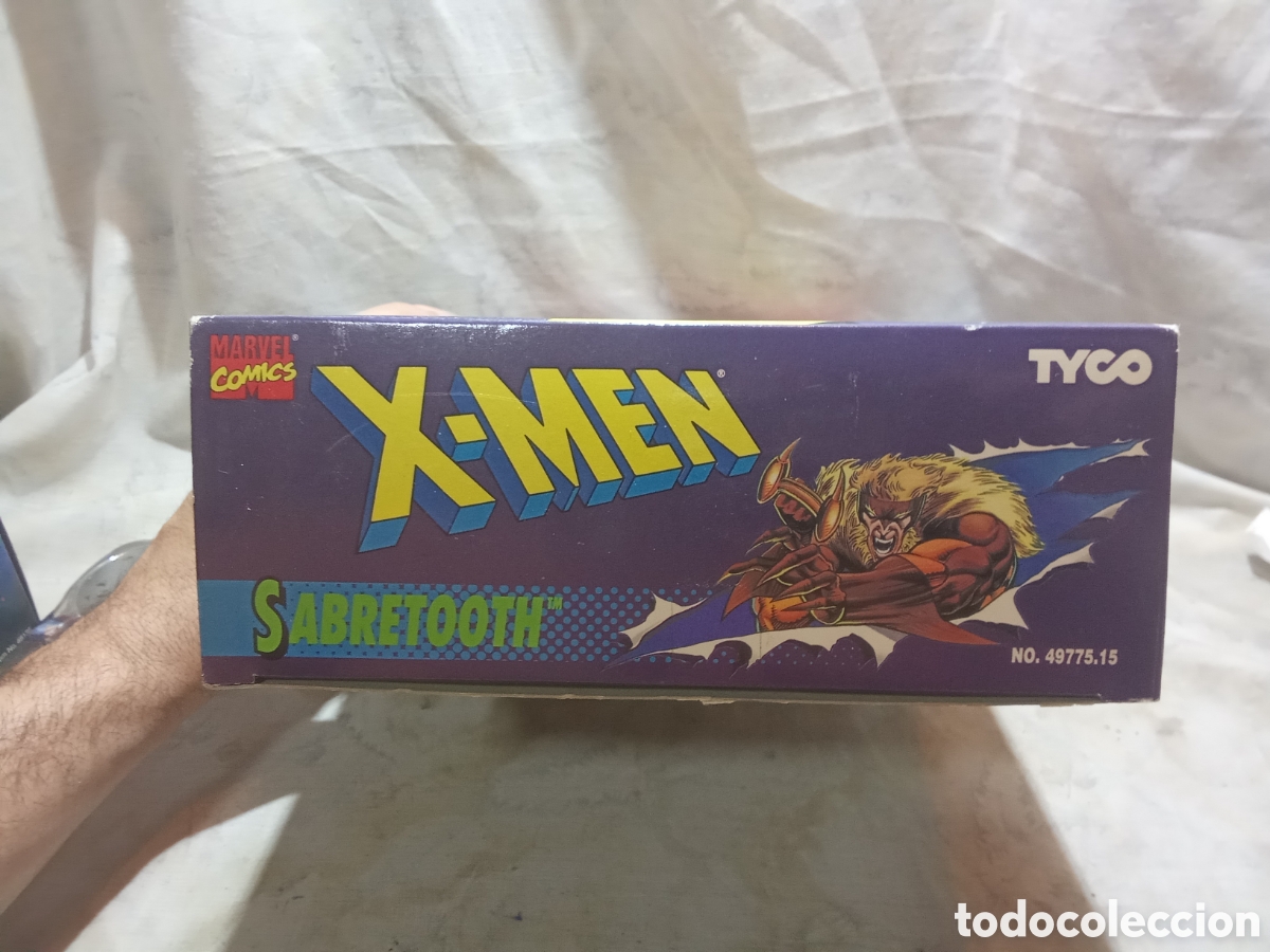 Figuras y mu&ntilde;ecos Marvel: DIENTES DE SABLE DE X-MEN DE TYCO EN CJA - Foto 7