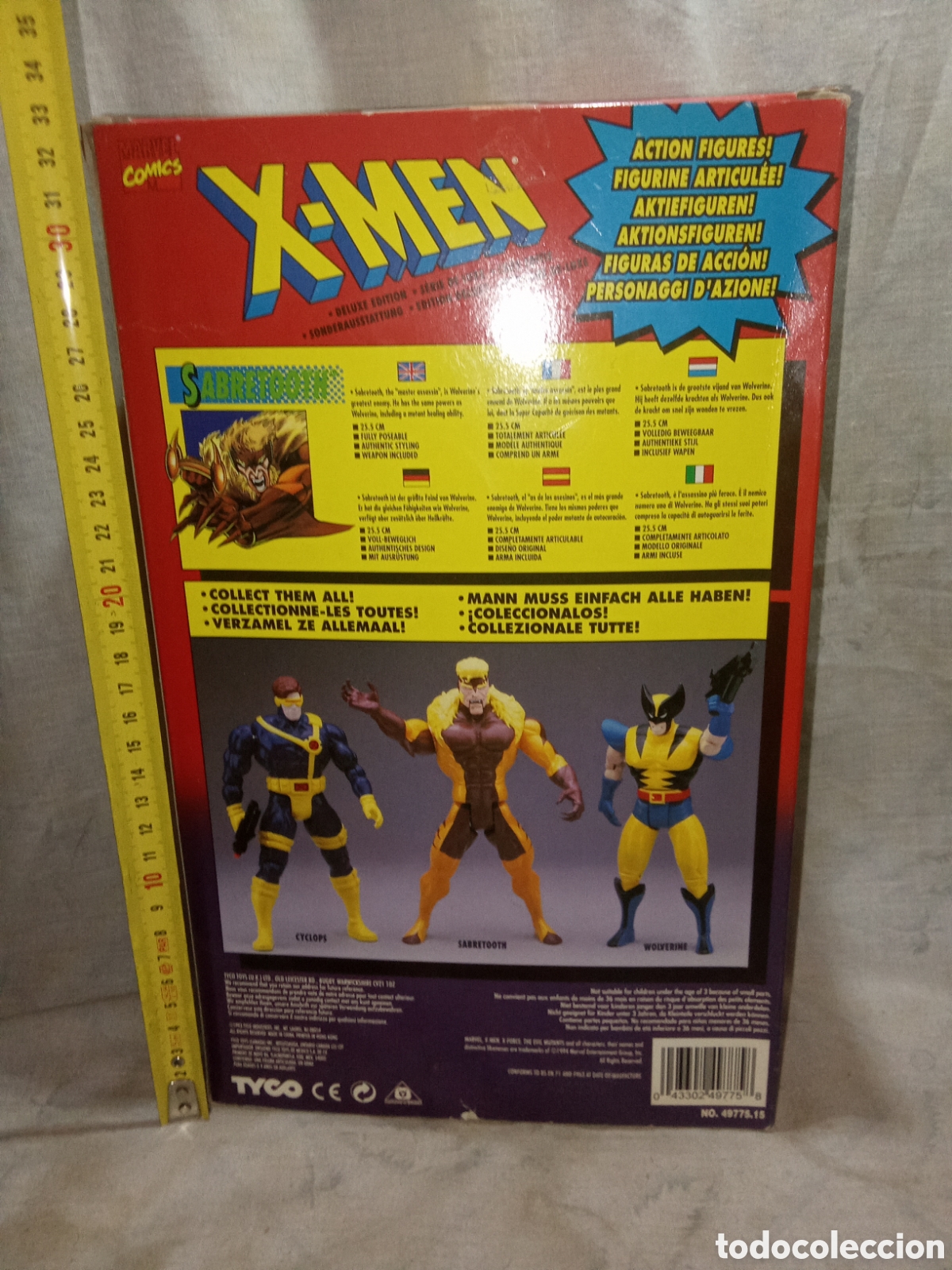 Figuras y mu&ntilde;ecos Marvel: DIENTES DE SABLE DE X-MEN DE TYCO EN CJA - Foto 8