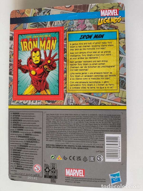 Figuras y mu&ntilde;ecos Marvel: Figura Iron man Marvel legends Kenner Hasbro nuevo - Foto 2