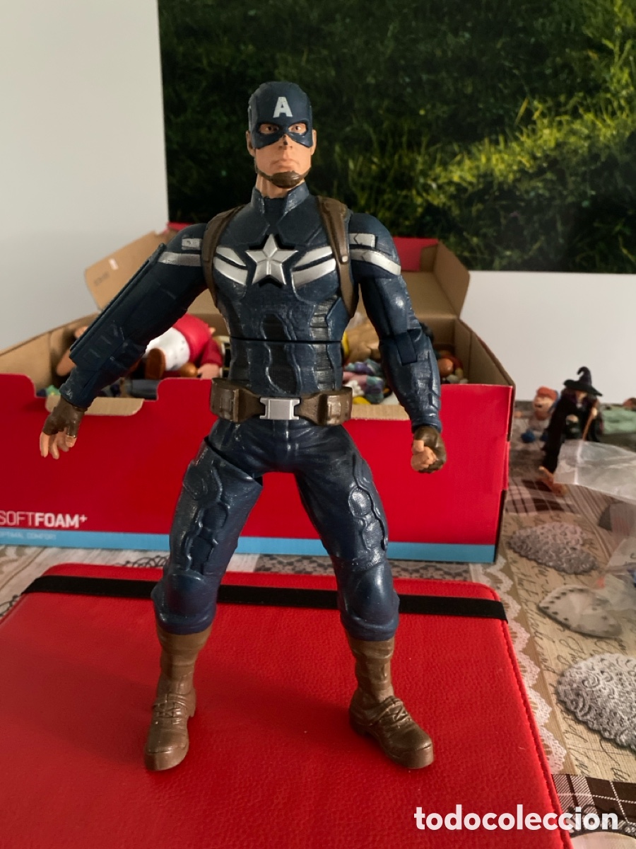 Figuras y mu&ntilde;ecos Marvel: Figura Capit&aacute;n Am&eacute;rica hasbro - Foto 1