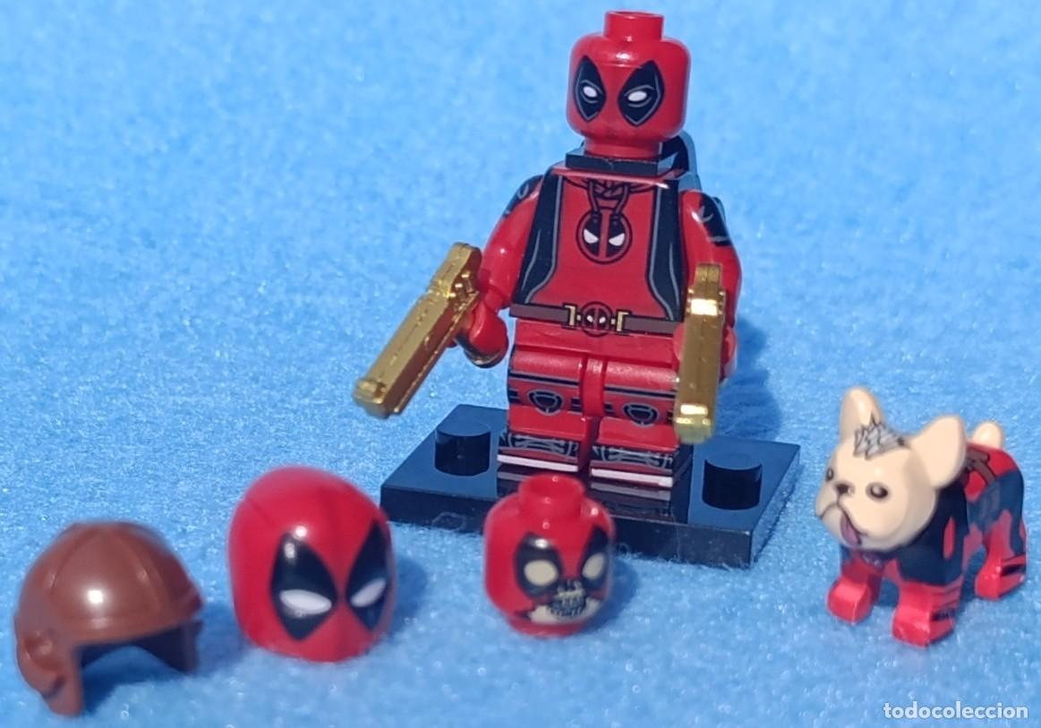 Figuras y mu&ntilde;ecos Marvel: Kidpool e Dogpool (Marvel) Lego compat&iacute;vel minifiguras - Foto 1