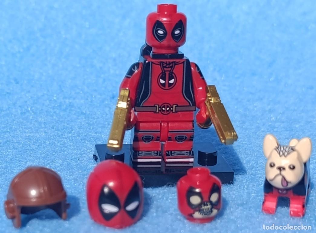 Figuras y mu&ntilde;ecos Marvel: Kidpool e Dogpool (Marvel) Lego compat&iacute;vel minifiguras - Foto 2