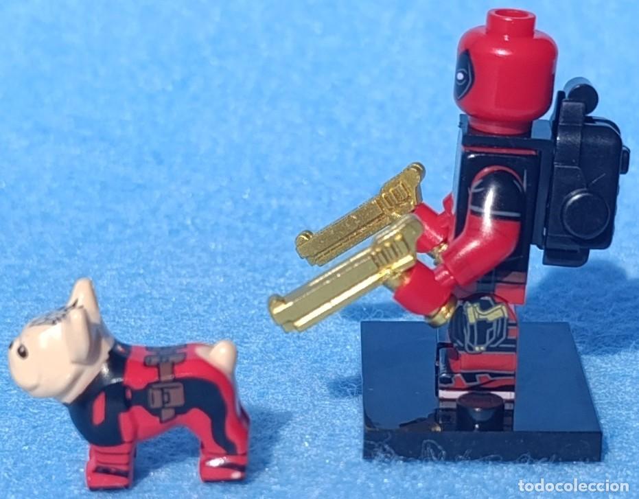 Figuras y mu&ntilde;ecos Marvel: Kidpool e Dogpool (Marvel) Lego compat&iacute;vel minifiguras - Foto 3