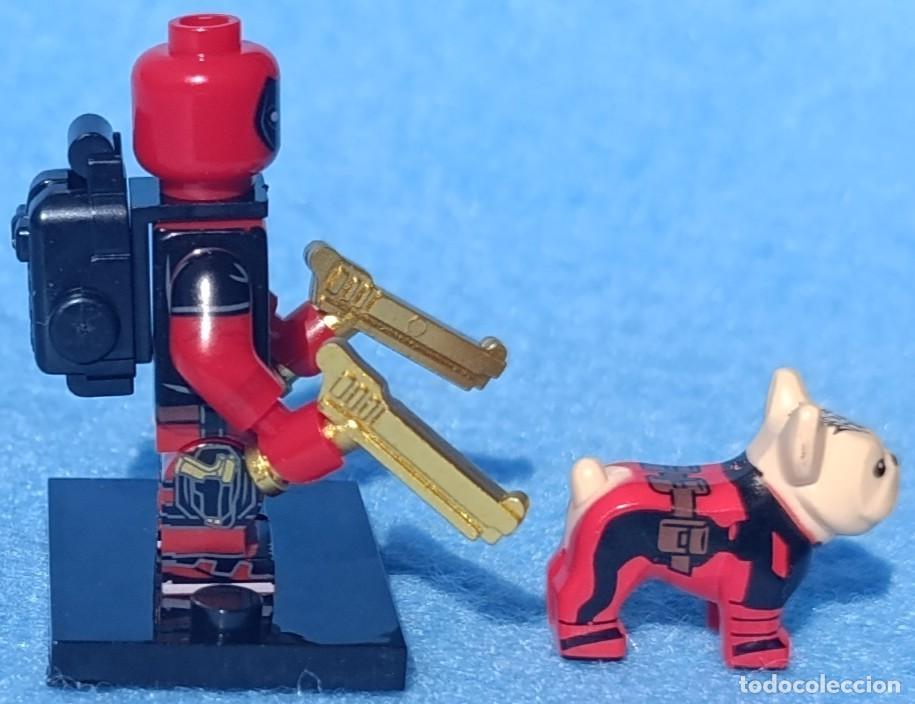 Figuras y mu&ntilde;ecos Marvel: Kidpool e Dogpool (Marvel) Lego compat&iacute;vel minifiguras - Foto 5