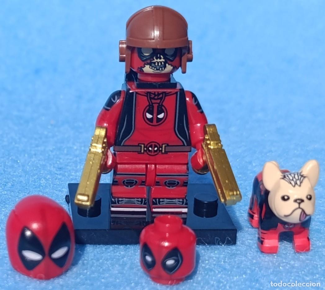 Figuras y mu&ntilde;ecos Marvel: Kidpool e Dogpool (Marvel) Lego compat&iacute;vel minifiguras - Foto 6