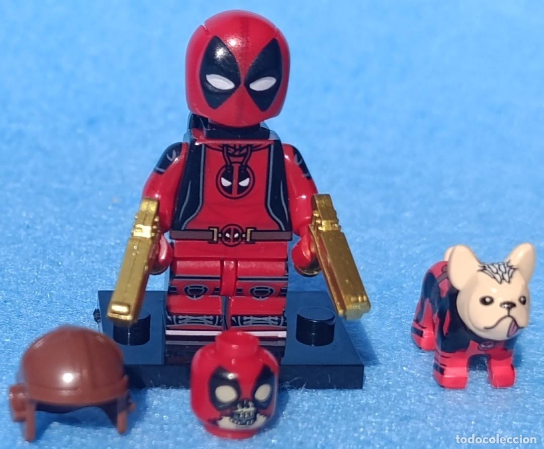 Figuras y mu&ntilde;ecos Marvel: Kidpool e Dogpool (Marvel) Lego compat&iacute;vel minifiguras - Foto 7