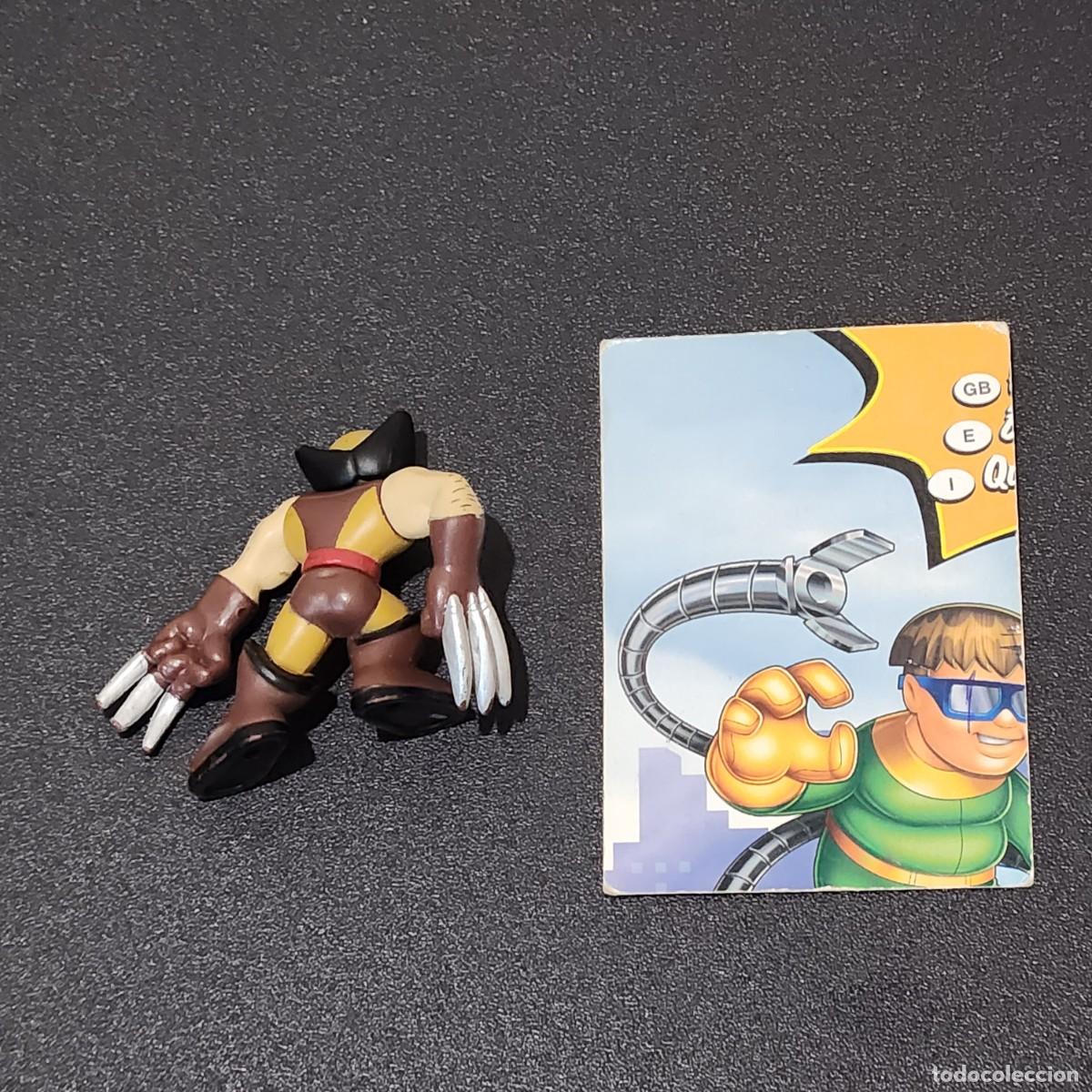 Figuras y mu&ntilde;ecos Marvel: Wolverine cl&aacute;sico Marvel Super Hero Squad Hasbro con carta original - Foto 4