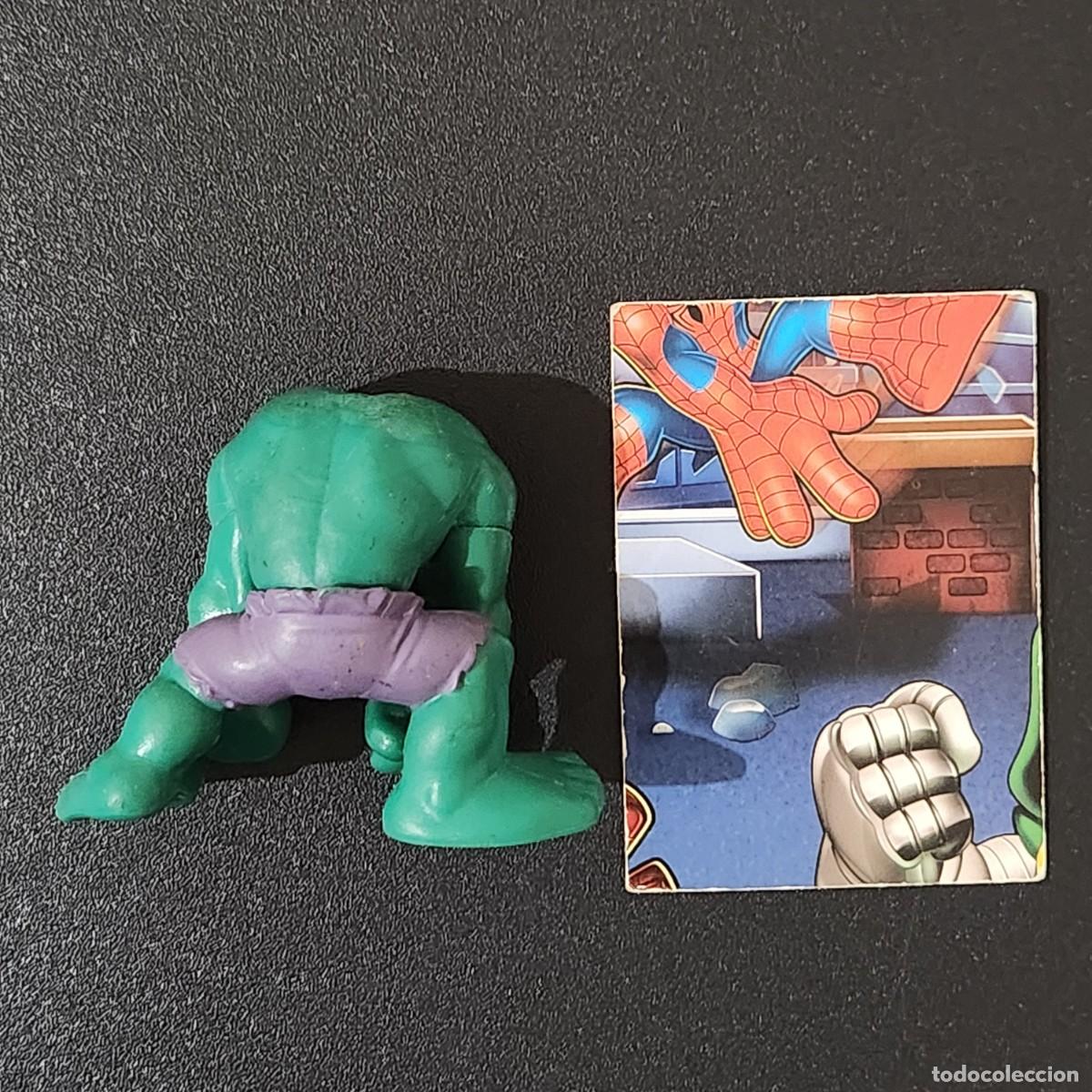 Figuras y mu&ntilde;ecos Marvel: Figura Hulk Marvel Super Hero Squad 2008 con carta &ndash; Hasbro - Foto 3