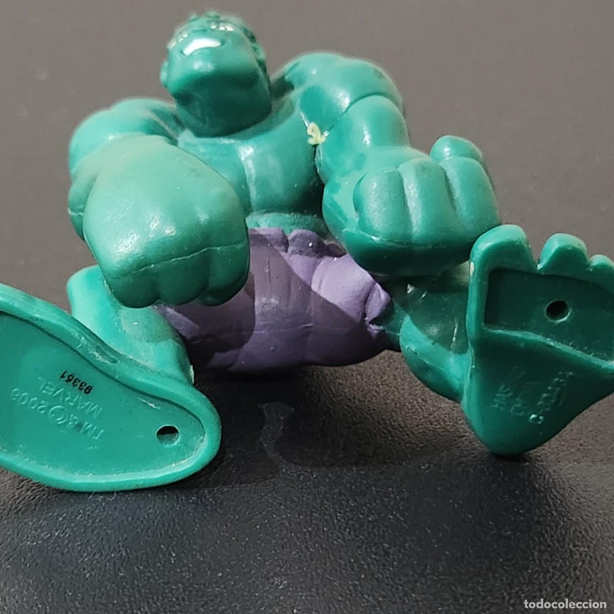 Figuras y mu&ntilde;ecos Marvel: Figura Hulk Marvel Super Hero Squad 2008 con carta &ndash; Hasbro - Foto 4