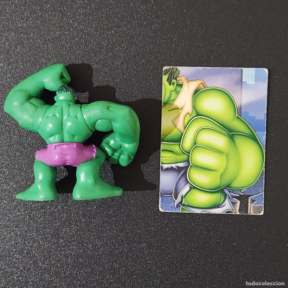 Figuras y mu&ntilde;ecos Marvel: Figura Hulk Marvel Super Hero Squad 2006 con carta &ndash; Hasbro - Foto 2
