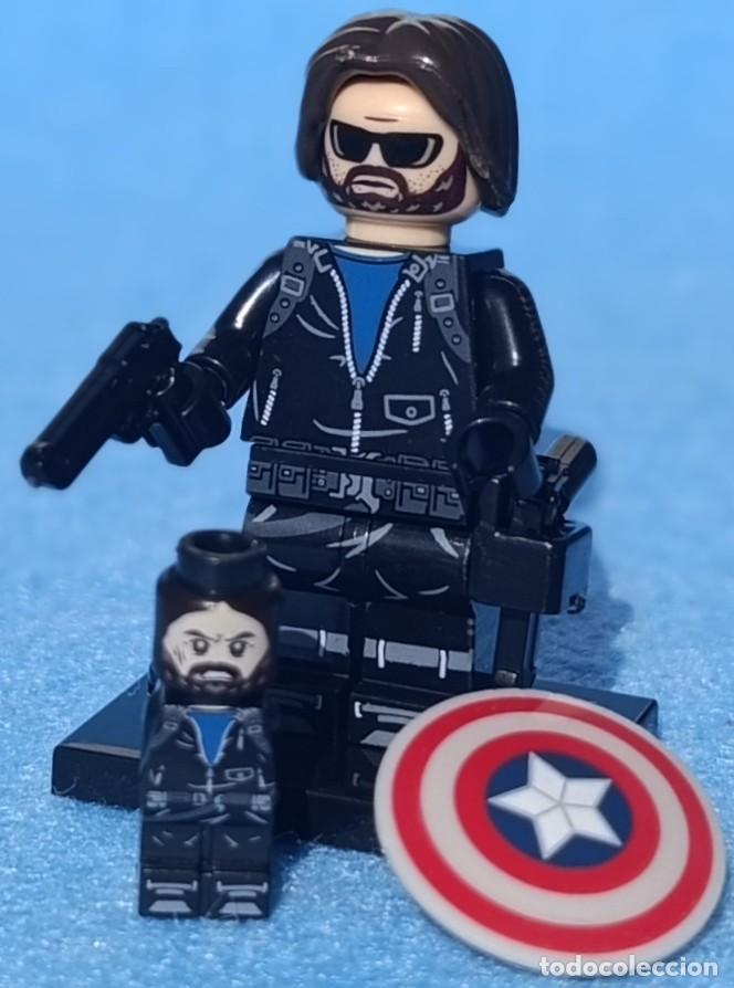 Figuras y mu&ntilde;ecos Marvel: Winter Soldier v2 (Marvel) Lego compat&iacute;vel minifiguras - Foto 1
