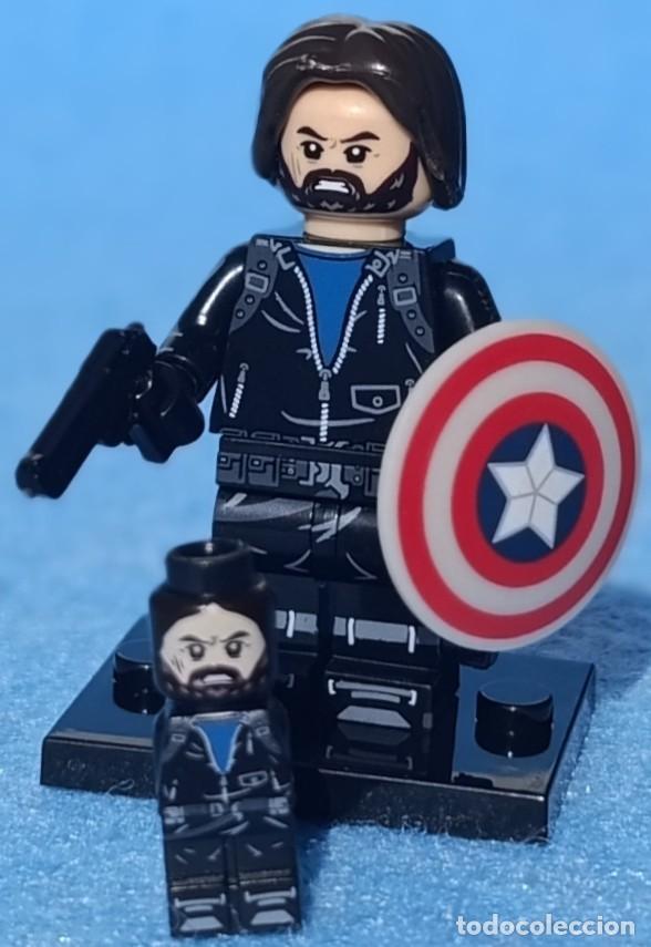 Figuras y mu&ntilde;ecos Marvel: Winter Soldier v2 (Marvel) Lego compat&iacute;vel minifiguras - Foto 2