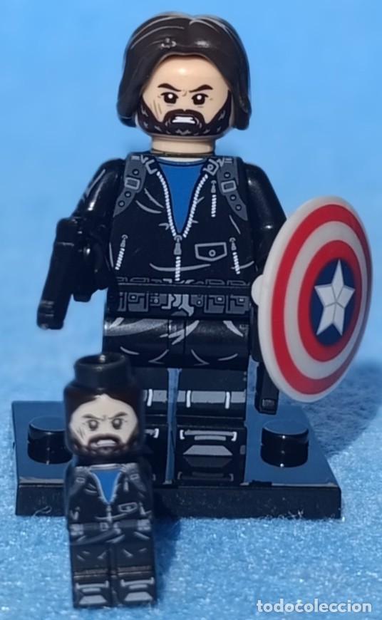 Figuras y mu&ntilde;ecos Marvel: Winter Soldier v2 (Marvel) Lego compat&iacute;vel minifiguras - Foto 3