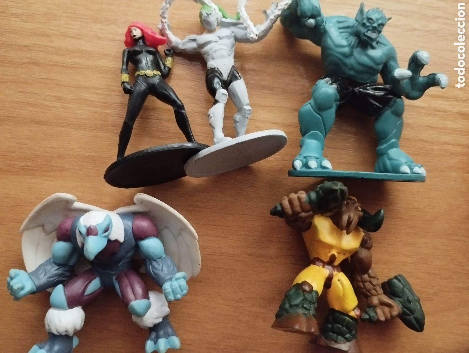 Figuras y mu&ntilde;ecos Marvel: LOTE 11FIGURITAS HEROES MARVEL - Foto 2