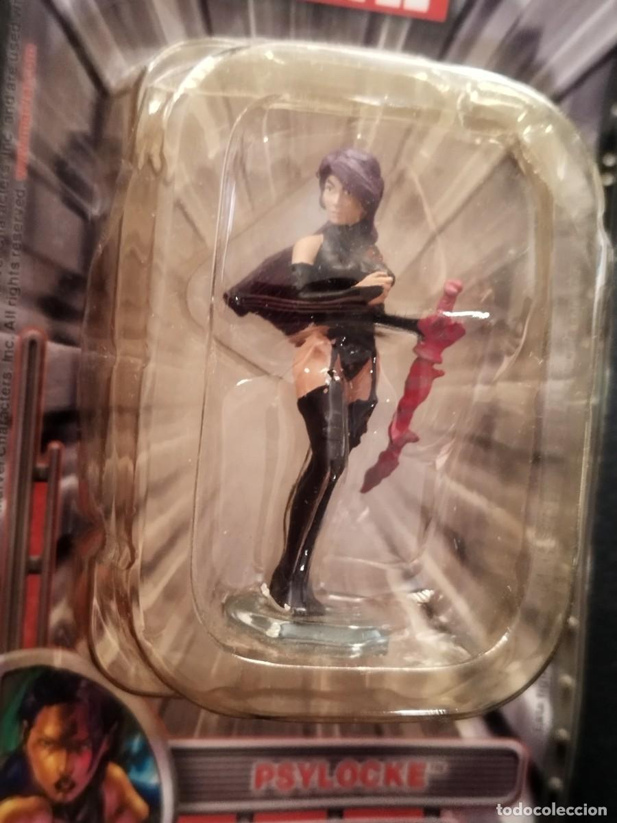 Figuras y mu&ntilde;ecos Marvel: Figura de plomo Marvel de Psylocke, en su bl&iacute;ster original. - Foto 2
